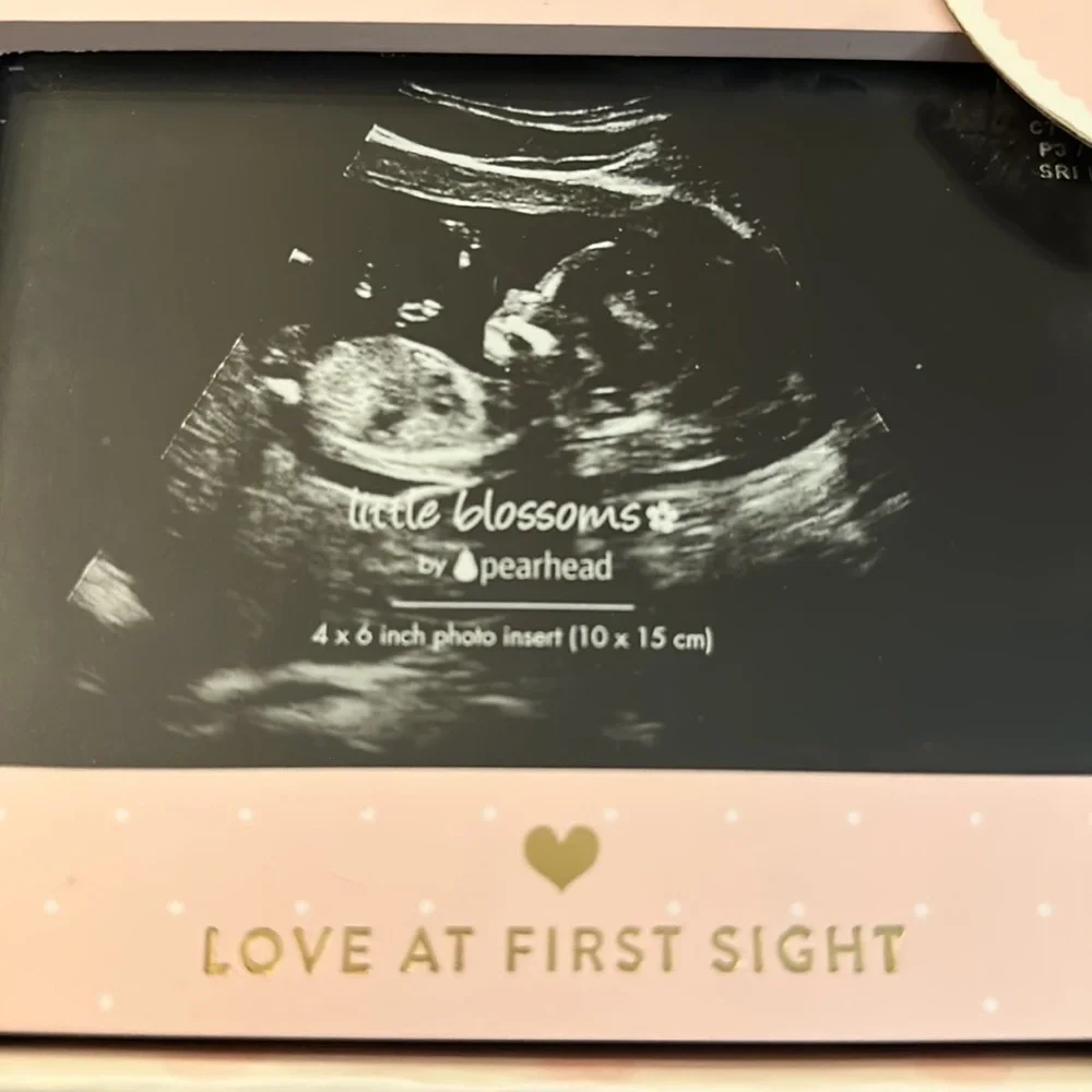 New in box Little Blossoms by Pearhead's sonogram frame